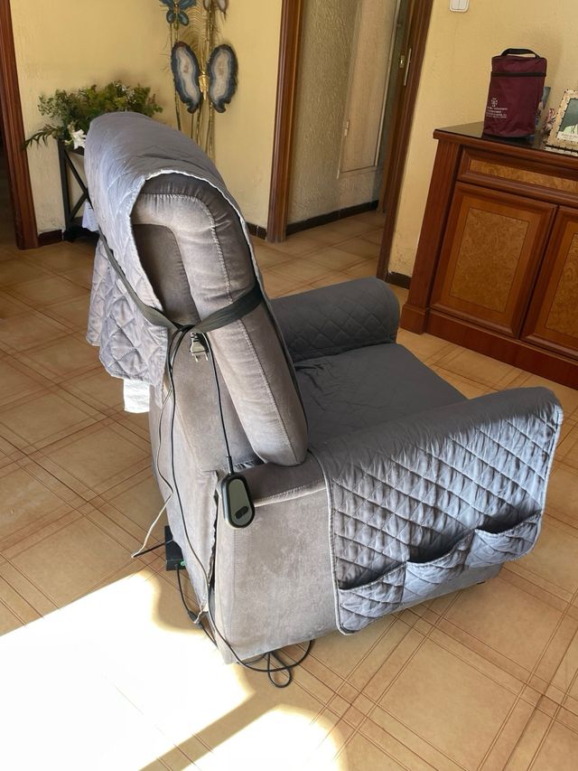 Sillón individual gris