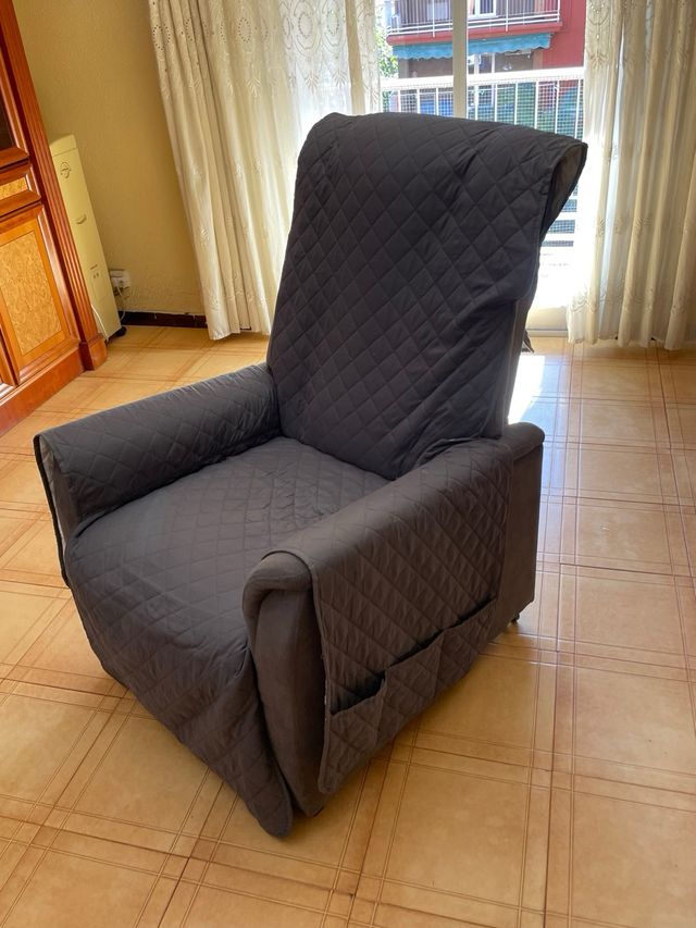 Sillón individual gris