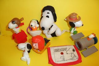 lotto pupazzi gadget Snoopy mix happy meal altri