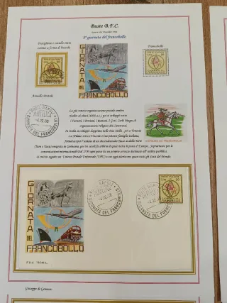 Francobolli e FDC Giornata del Francobollo 1966