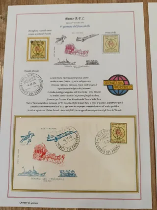 Francobolli e FDC Giornata del Francobollo 1966