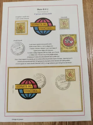 Francobolli e FDC Giornata del Francobollo 1966