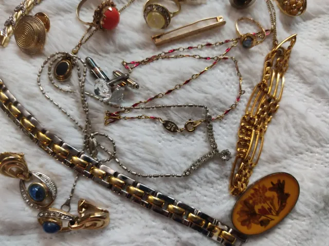 Lote bisutería antigua