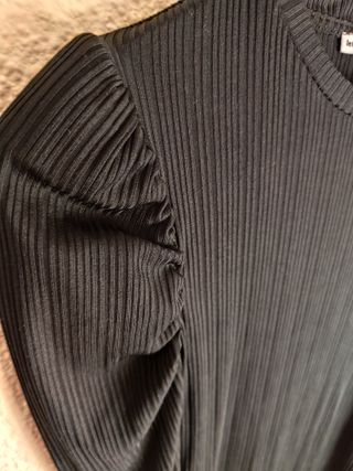 Vestido negro elástico Lefties Talla S