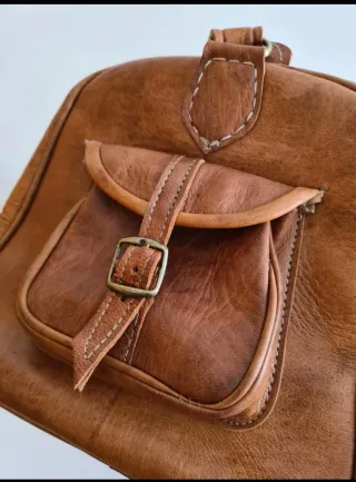 Maleta de cuero artesana