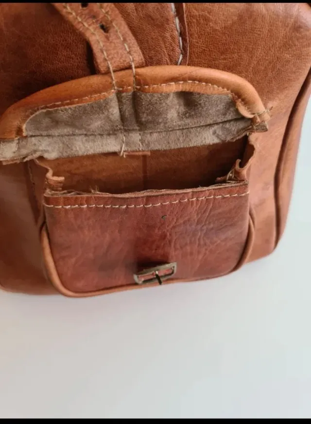 Maleta de cuero artesana