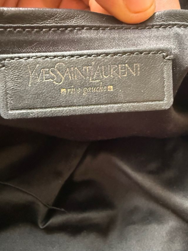 Bolso YSL Muse Charol Negro Cuero