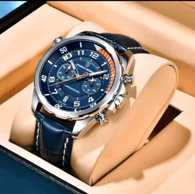 Reloj Pagani Cronógrafo Azul