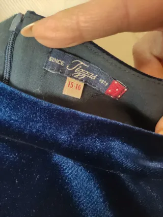 Vestido elegante azul