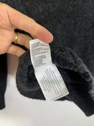 Maglione Fred Perry Grigio Lana Taglia S