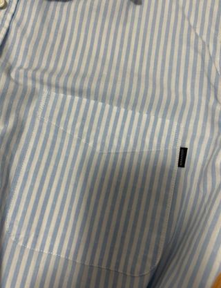 Camisa Dockers Rayas Azul Talla XL