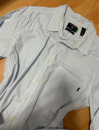 Camisa Dockers Rayas Azul Talla XL
