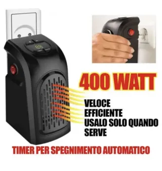 Mini Stufa STUFETTA Elettrica Basso Consumo 400w