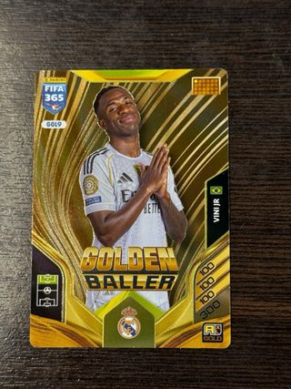 Golden Baller Vini Jr. - Cartolina collezionabile Panini FIFA 365