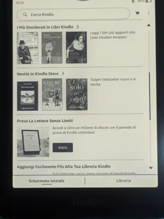 Kindle Paperwhite 12a Gen 16GB 2024 No Pubblicità.