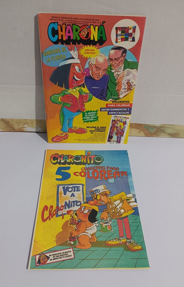Antigua Revista Charoná n525 1994 Uruguay
