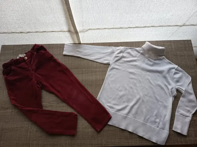 Lote Zara Winter Pantalón y Jersey T:3-4