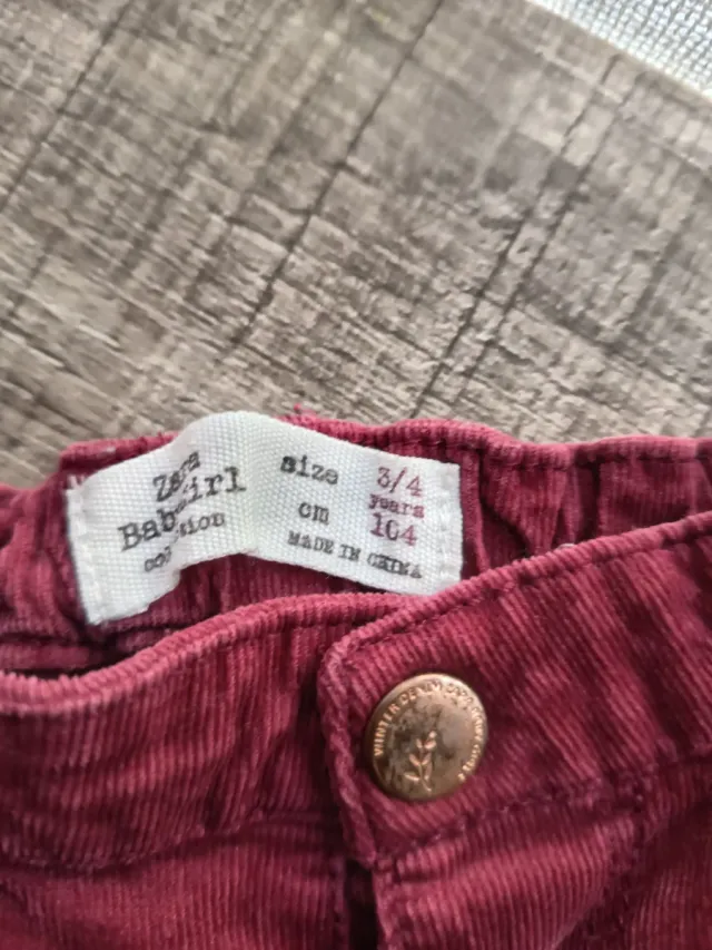 Lote Zara Winter Pantalón y Jersey T:3-4