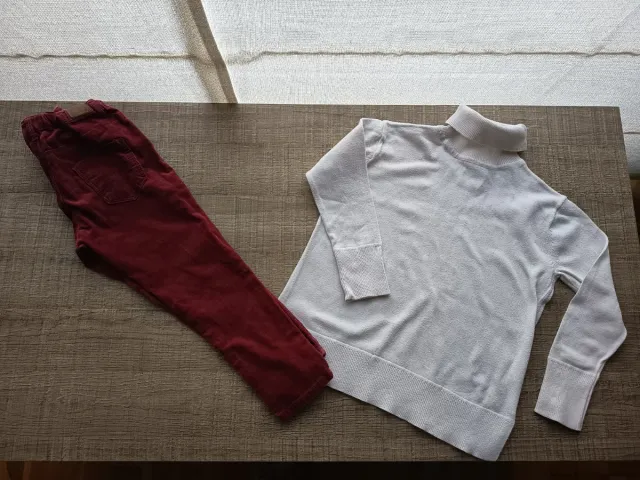 Lote Zara Winter Pantalón y Jersey T:3-4