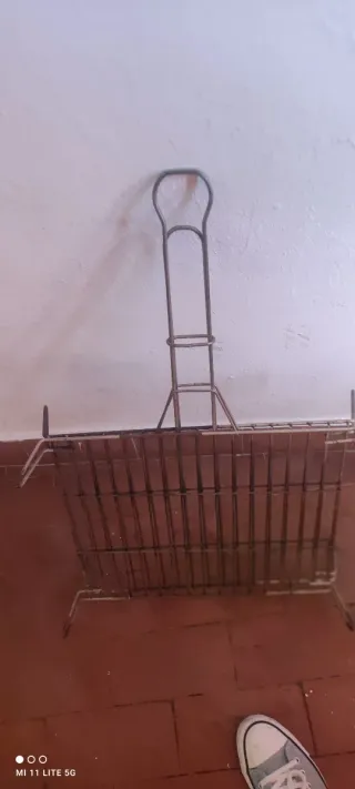 Parrilla metálica para barbacoa