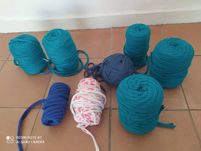 Bobinas de trapillo para manualidades