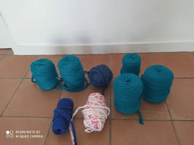 Bobinas de trapillo para manualidades