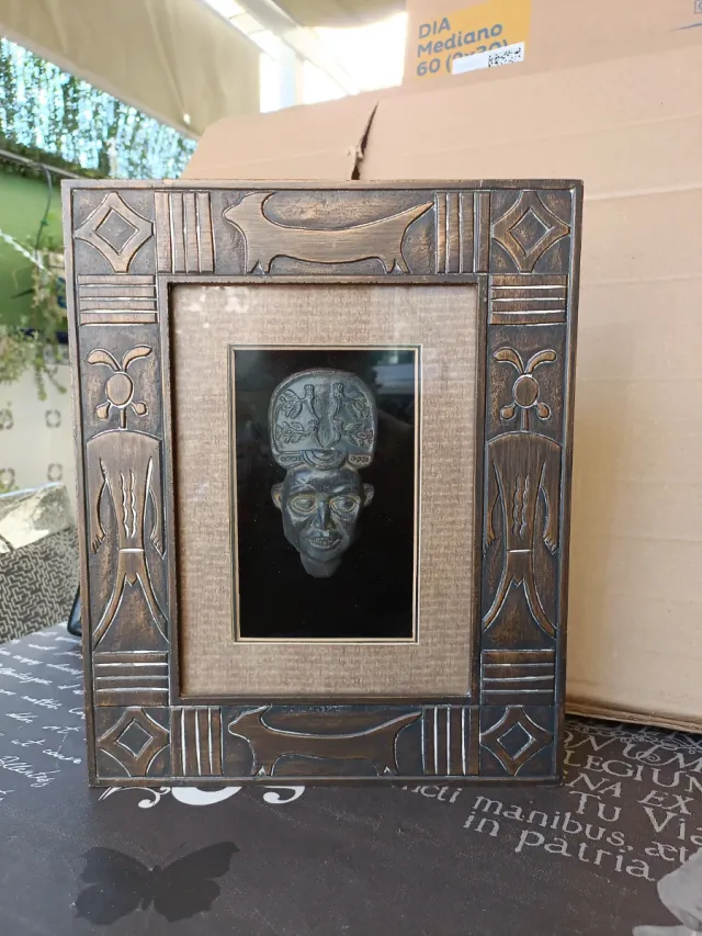 Quadro Tribal con Maschera