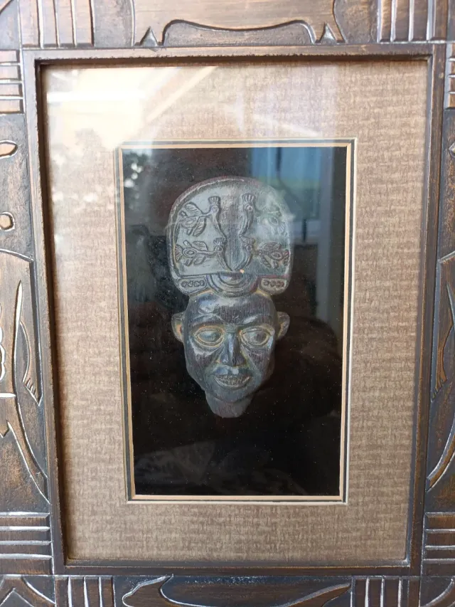 Quadro Tribal con Maschera