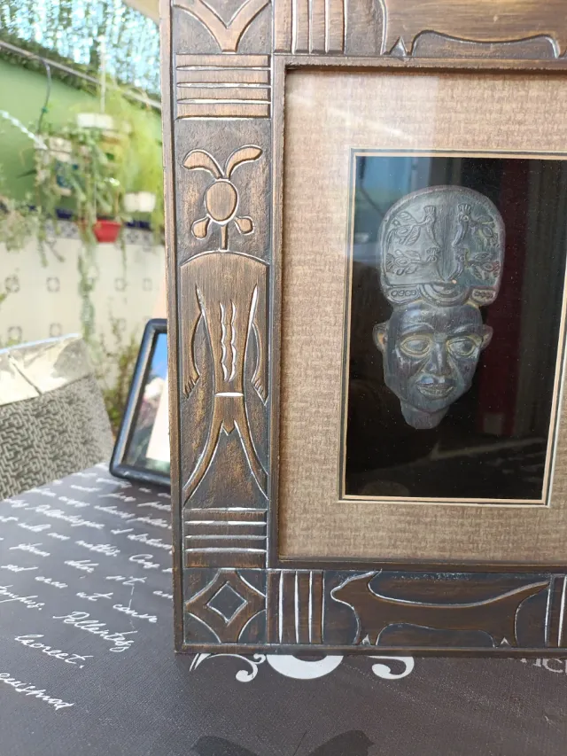 Quadro Tribal con Maschera