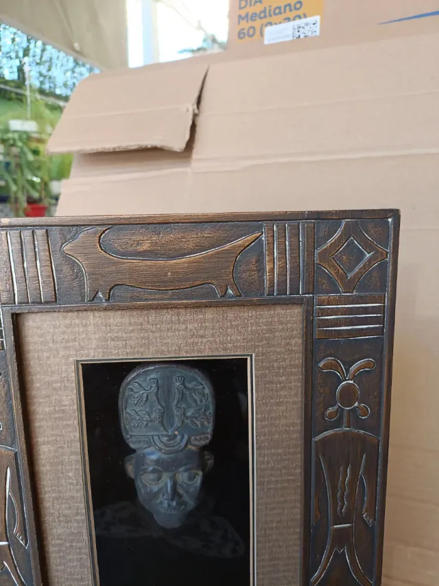 Quadro Tribal con Maschera