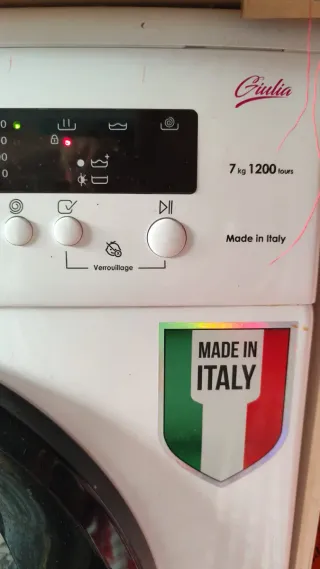 Lavadora Sangiorgio 7kg 1200rpm