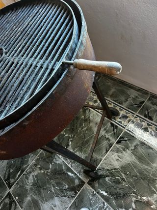 Barbacoa Argentina Parrilla Metal Madera