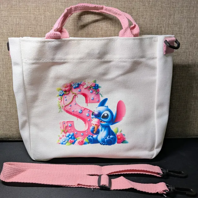 Borsa tela Stitch con iniziale S