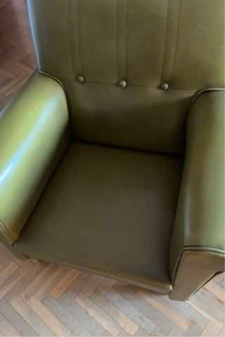 2 Sillones verdes oliva