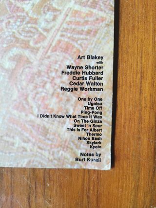 Álbum doble de vinilo Art Blakey _ Thermo