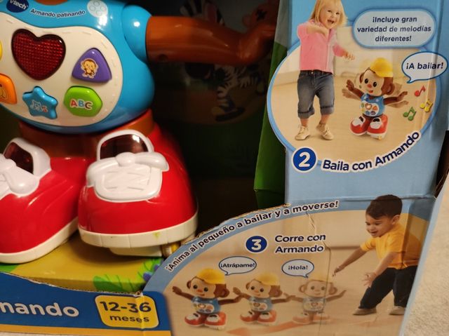 Mono Interactivo Vtech Armando Patinando