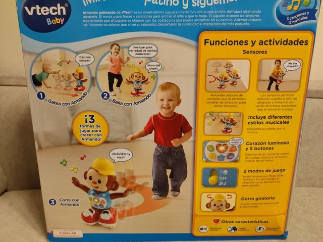 Mono Interactivo Vtech Armando Patinando
