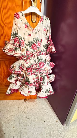Traje de flamenca niña