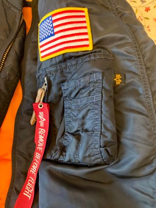 Chaqueta Bomber Alpha Industries NASA Talla M