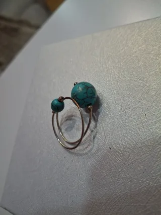 Anillo Plata Turquesa Ajustable