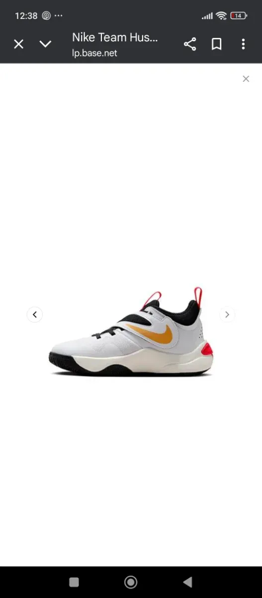 Zapatillas Nike modelo team hustle d 11 Talla 37.5