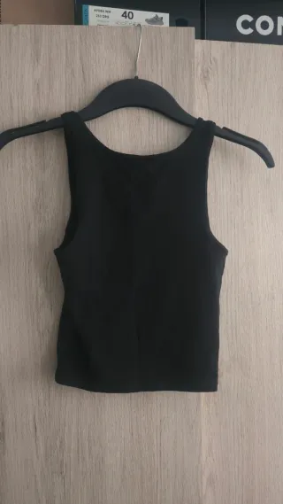 Camiseta tirantes negra
