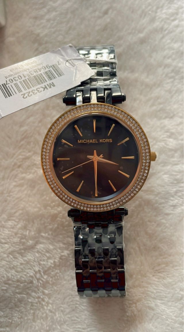 Reloj Michael Kors Mujer Negro y Dorado