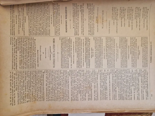 1887 y 1888 La Enciclopedia Ilustrada