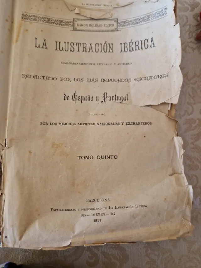 1887 y 1888 La Enciclopedia Ilustrada