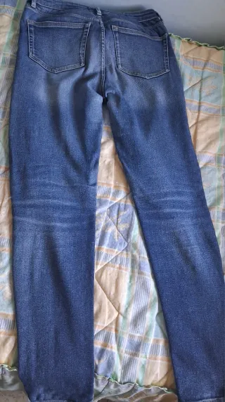 Pantalón vaquero Mango azul