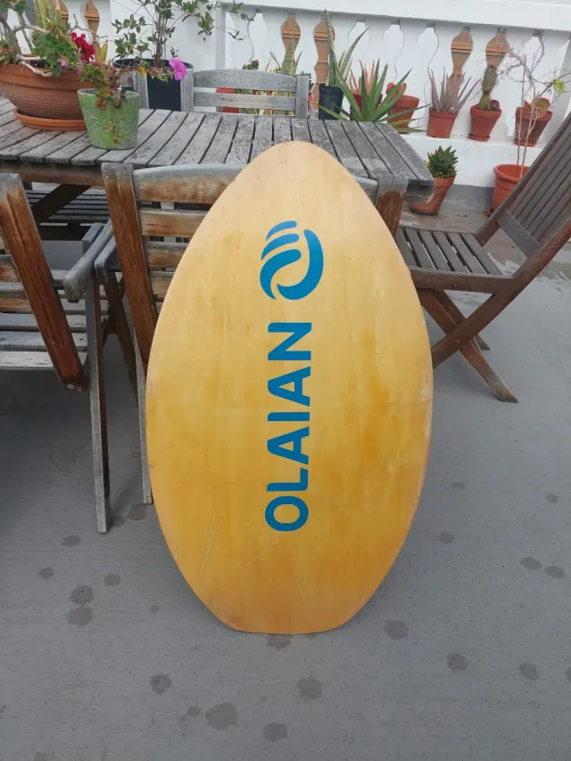 Tabla Skimboard Madera OLAIAN