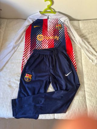 Chándal FC Barcelona Nike Talla S