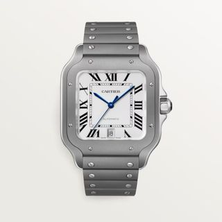 NUEVO Cartier Santos Grande TITANIO!!