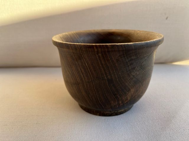 Mortero y Maja artesanal en madera de olivo